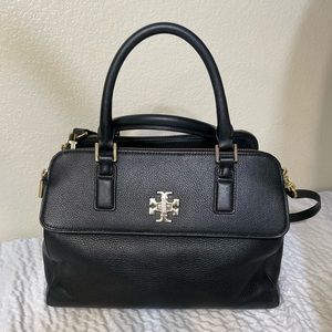 Tory Burch Mercer leather dome satchel bag